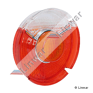 Rear Lamp Lens, Round Amber RH: e10 - 1600-2, 1802, 2002/ti/tii (saloon)