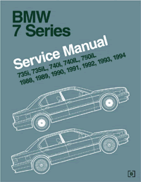 BMW 7 Series Service Manual: 1988-1994 (E32)