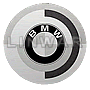 Emblem, BMW Motorsport Wheel Badge, 42mm Self Adhesive