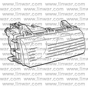 Headlamp RH Complete, RHD: e36 05/94- except Compact