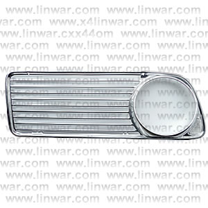 Front Grille, LH Silver: 1600-2002/ti/tii -09/73 (Metal Grilles)