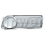 Front Grille, RH Silver: 1600-2002/ti/tii -09/73 (Metal Grilles)